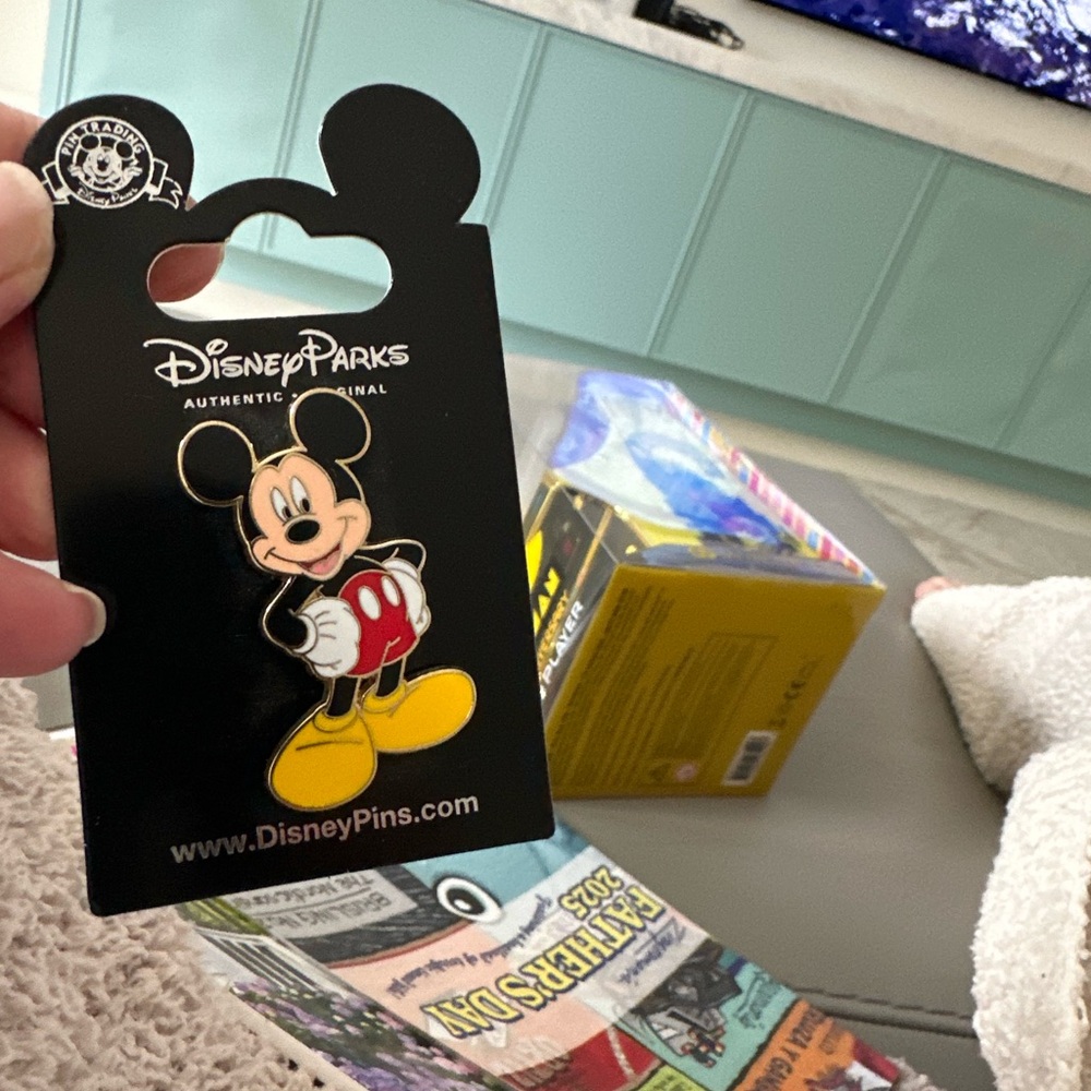 Disney Mickey Mouse Pin - Black, Red, Yellow